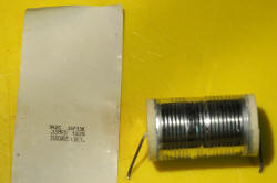 Failed capacitor unwrapped and undamaged