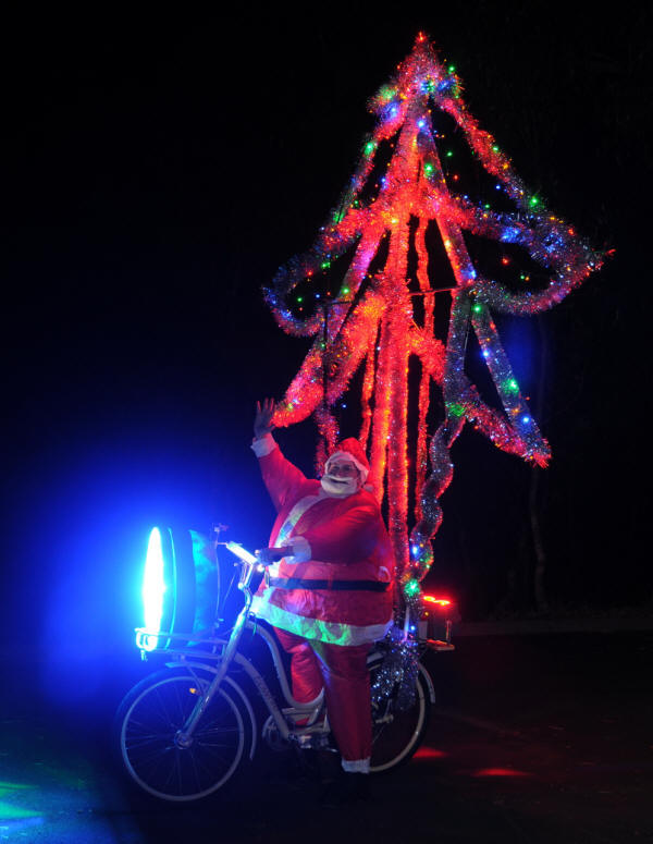 Xmas Santa Bike Media version