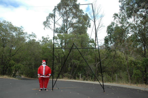 TeslaXmasSanta