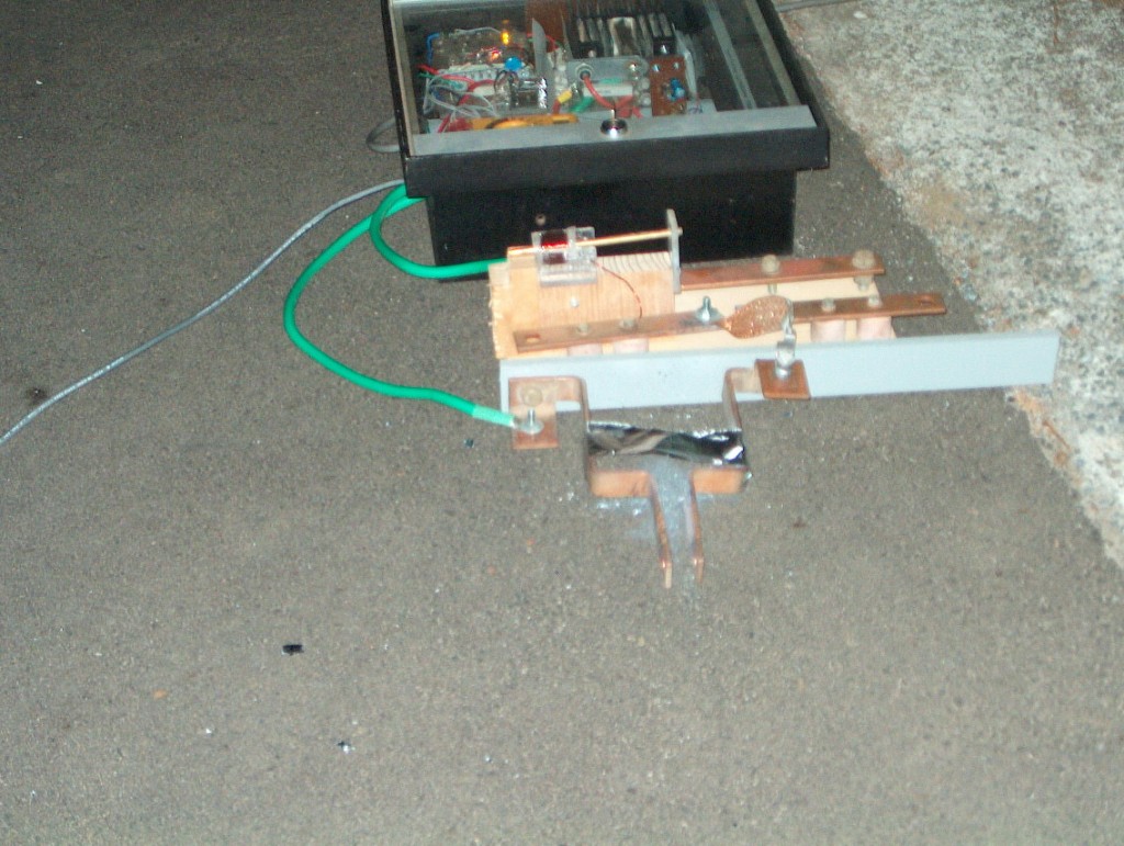 Electrolytic capacitor bank HV coilgun preflash