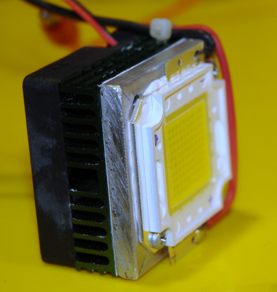 LED 100W Small Heatsink Front