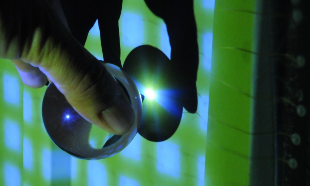 LED 100W camera Lens Glass Sphere