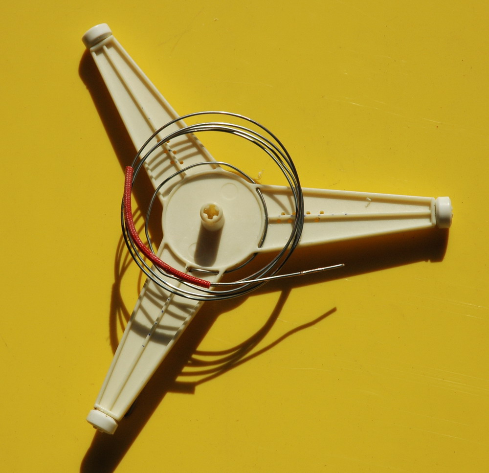   The base has the primary winding.