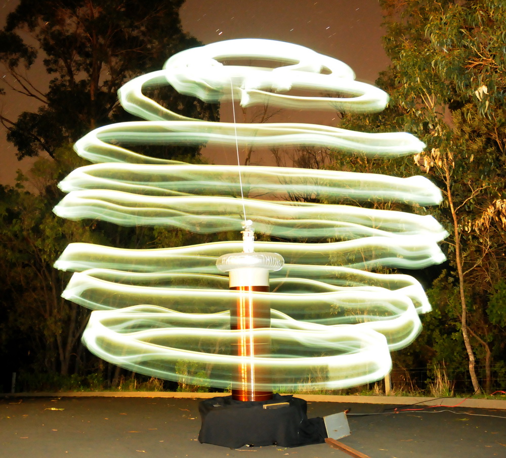 Tesla Tree Fibreoptic Globe