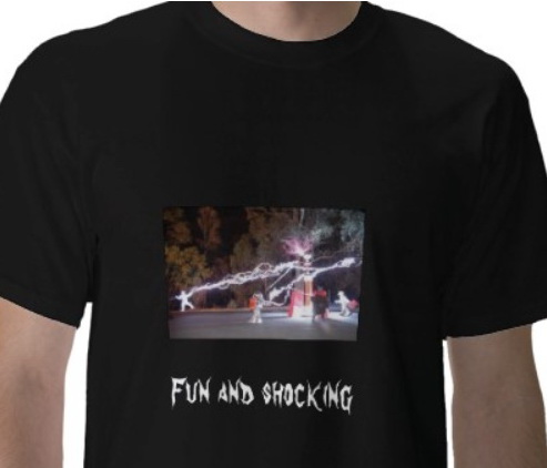 Red Alert Tesla tee