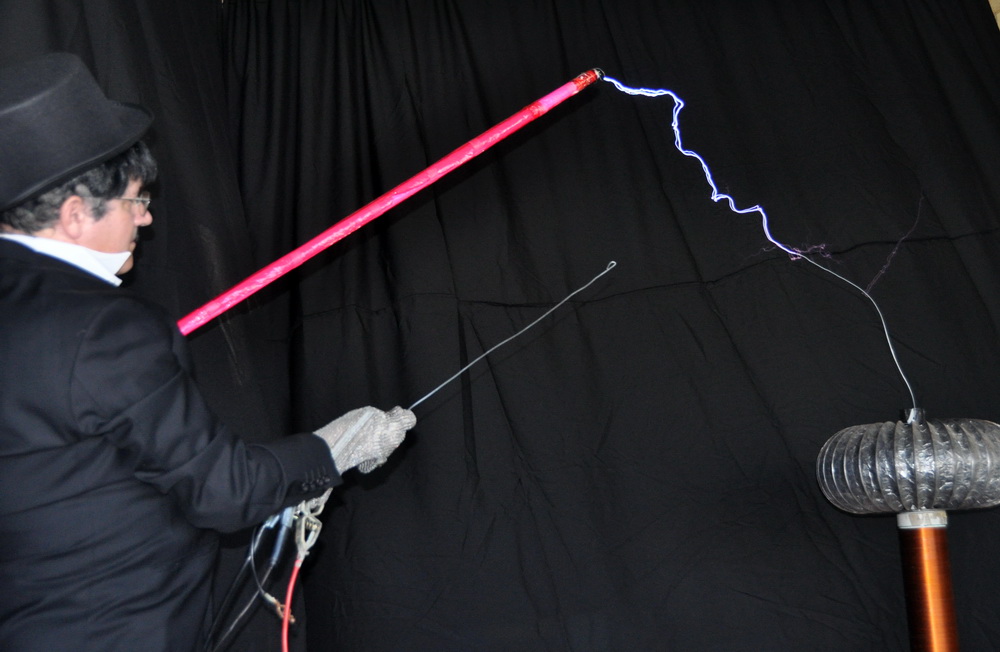 Tesla coil at the Southwest Science Spectacular 2014