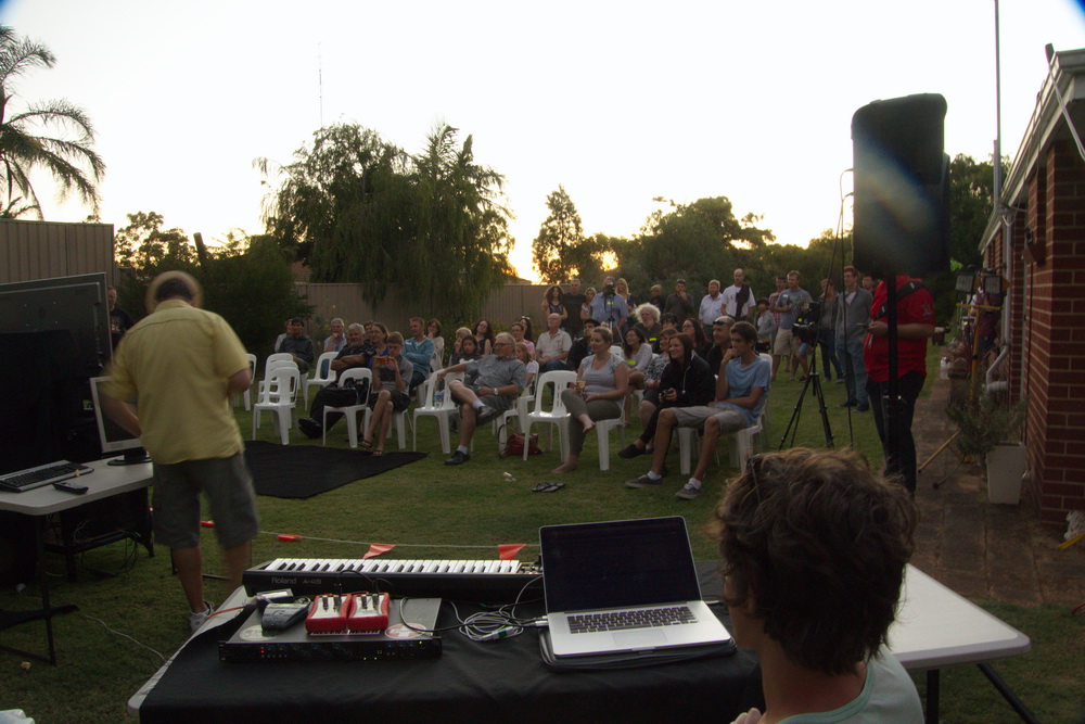 Open Day 2015 with crowd and intro talk