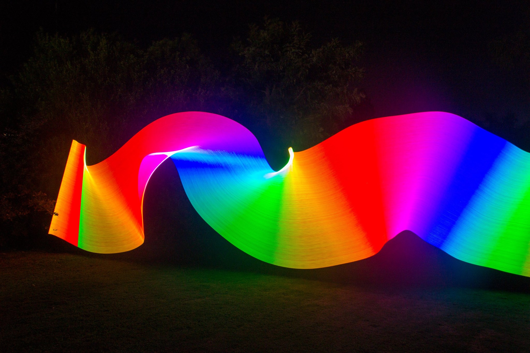 Photonight 2015 Pixelstick  Photo: Rachel Atkinson